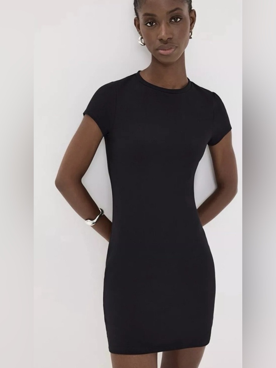 Nwt Reformation Nadia Organic Cotton Knit Mini Dress Size Small
